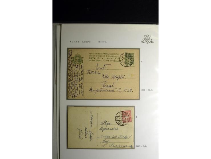 NORMSTEMPEL: AAHOF-ZVIDZIENA, umfangreiche Sammlung mit über 750 Briefen und Karten, alles sauber in 6 Alben