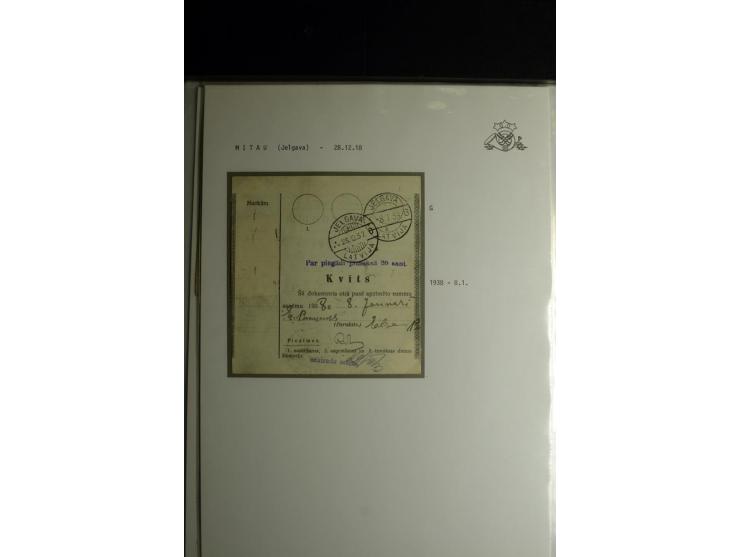 NORMSTEMPEL: AAHOF-ZVIDZIENA, umfangreiche Sammlung mit über 750 Briefen und Karten, alles sauber in 6 Alben