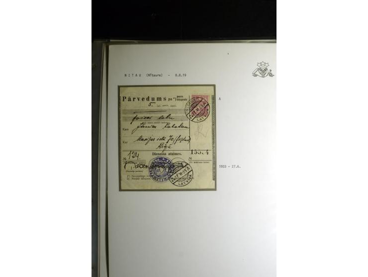 NORMSTEMPEL: AAHOF-ZVIDZIENA, umfangreiche Sammlung mit über 750 Briefen und Karten, alles sauber in 6 Alben