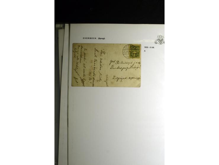 NORMSTEMPEL: AAHOF-ZVIDZIENA, umfangreiche Sammlung mit über 750 Briefen und Karten, alles sauber in 6 Alben