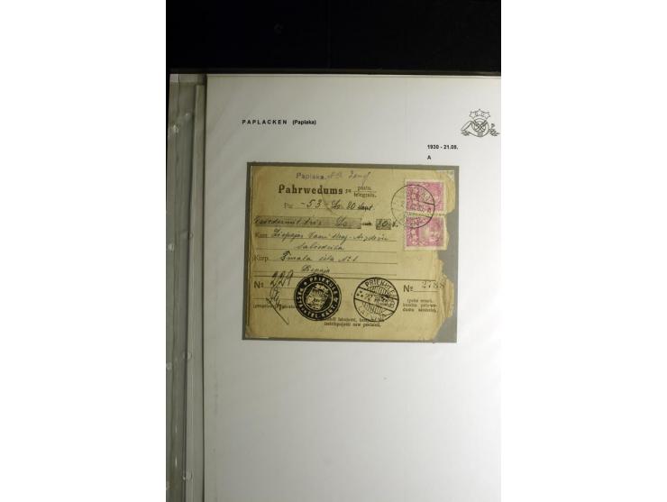 NORMSTEMPEL: AAHOF-ZVIDZIENA, umfangreiche Sammlung mit über 750 Briefen und Karten, alles sauber in 6 Alben