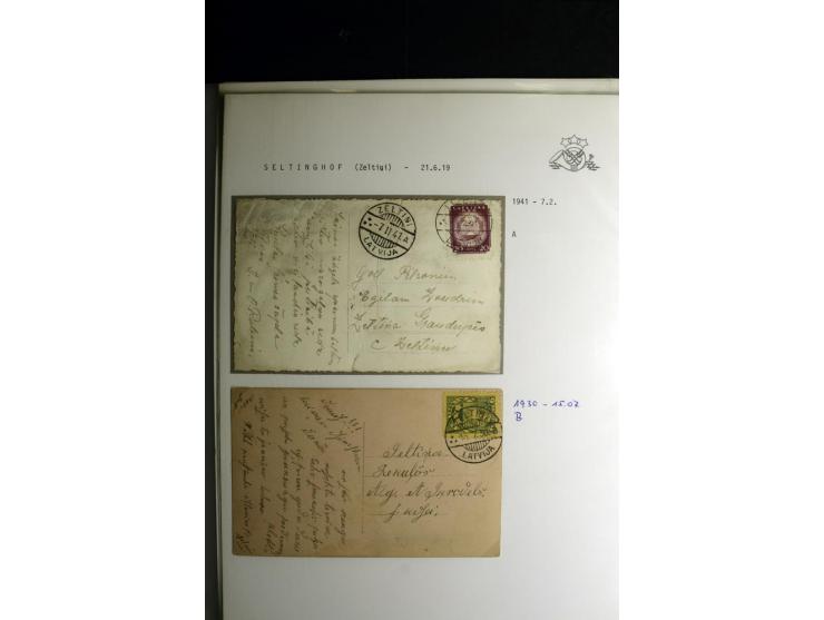 NORMSTEMPEL: AAHOF-ZVIDZIENA, umfangreiche Sammlung mit über 750 Briefen und Karten, alles sauber in 6 Alben