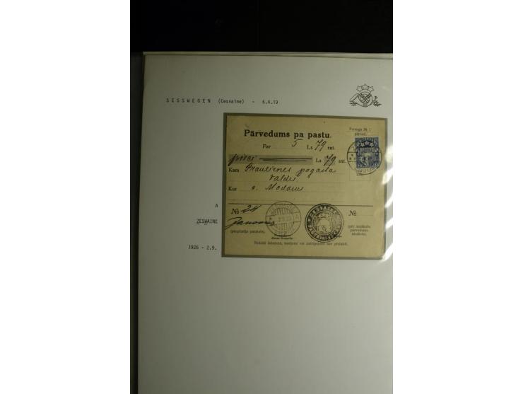 NORMSTEMPEL: AAHOF-ZVIDZIENA, umfangreiche Sammlung mit über 750 Briefen und Karten, alles sauber in 6 Alben