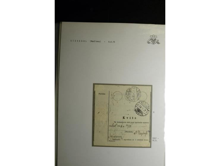NORMSTEMPEL: AAHOF-ZVIDZIENA, umfangreiche Sammlung mit über 750 Briefen und Karten, alles sauber in 6 Alben