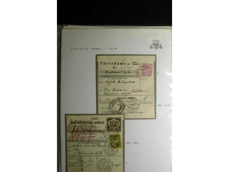 NORMSTEMPEL: AAHOF-ZVIDZIENA, umfangreiche Sammlung mit über 750 Briefen und Karten, alles sauber in 6 Alben