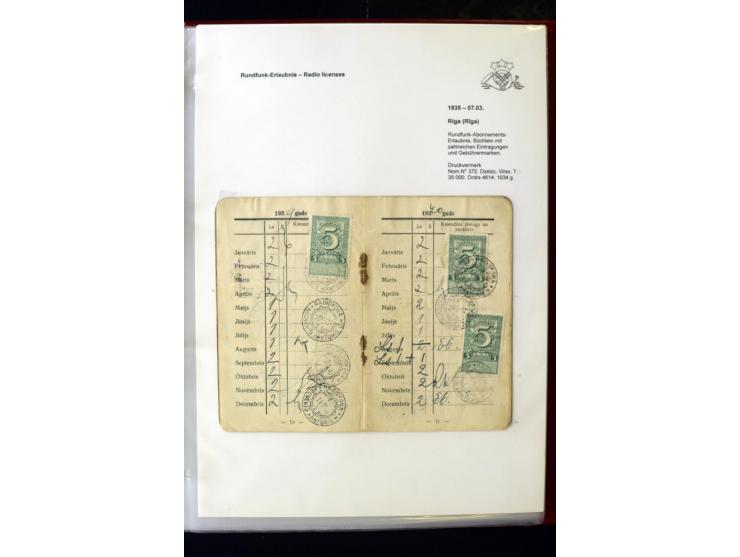 POSTFORMULARE: 1919/40, umfangreiche Sammlung von über 80 Ganzstücken, dabei "Au Bureau des Postes", Umschläge des Postscheck