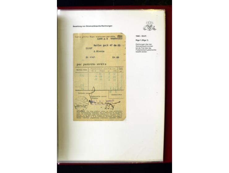 POSTFORMULARE: 1919/40, umfangreiche Sammlung von über 80 Ganzstücken, dabei "Au Bureau des Postes", Umschläge des Postscheck