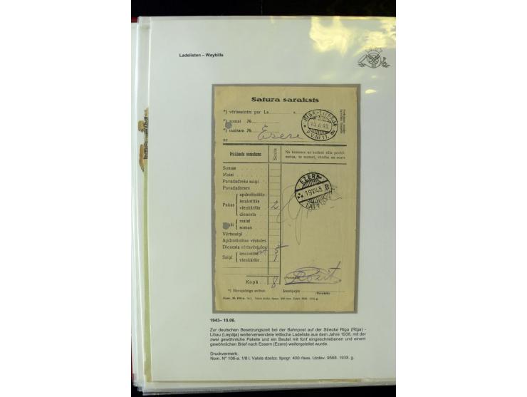 POSTFORMULARE: 1919/40, umfangreiche Sammlung von über 80 Ganzstücken, dabei "Au Bureau des Postes", Umschläge des Postscheck