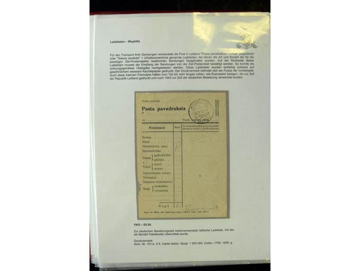 POSTFORMULARE: 1919/40, umfangreiche Sammlung von über 80 Ganzstücken, dabei "Au Bureau des Postes", Umschläge des Postscheck