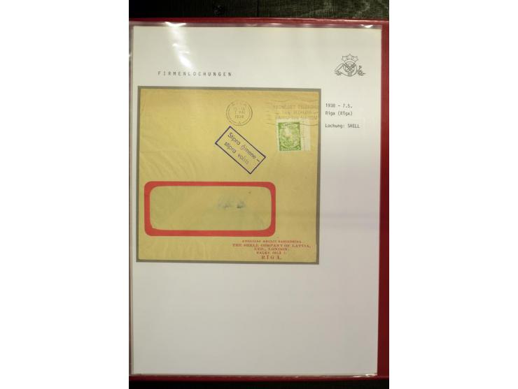 POSTNEBENSTEMPEL: 1924/39, hochinteressante Sammlung von über 50 Briefen und Karten, dabei Retourpost, Nachforschungen, Hinwe