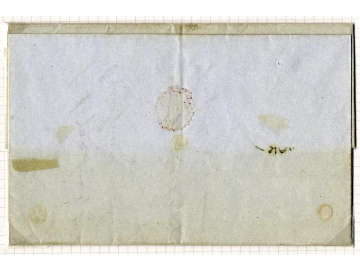1851/60: The Postal History collection (16 covers/entires), with 3 d. red single frankings (5 covers), 3 d. red (two examples