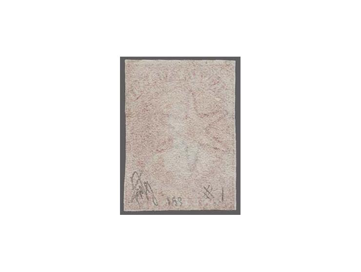 1855/57, watermark 'Large Star': 1d. dull carmine on white paper, fresh and bright colour, clear to large margins nearly all 
