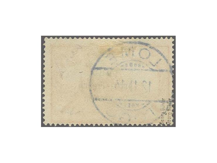 Narrow setting, lines 2 mm apart: 1 m. with full clear cds. "LOME 12.11.14", very fine and scarce, signed Georg Bühler with c