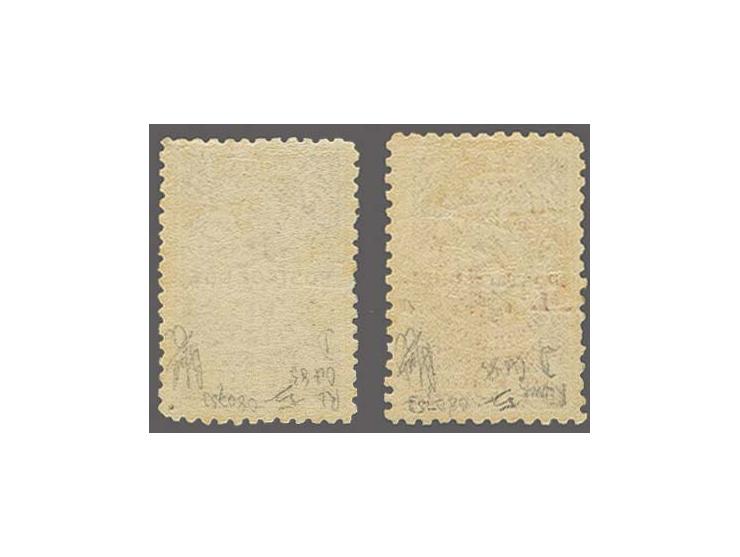 1912: Postage Due 1 c. brown and 2 c. brown, each overprinted 'Provisional Neutrality' at Foochow horizontally in red, the tw