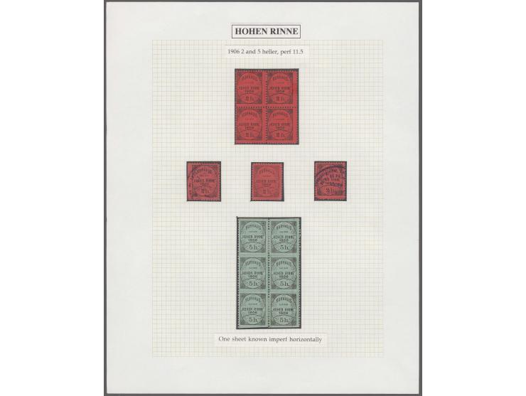 Syria: 1868, Duloz 20 pa. green, 2 ghr. brick-red strip of three, a pair and a single and  5 ghr. blue two singlesÂ tied by a