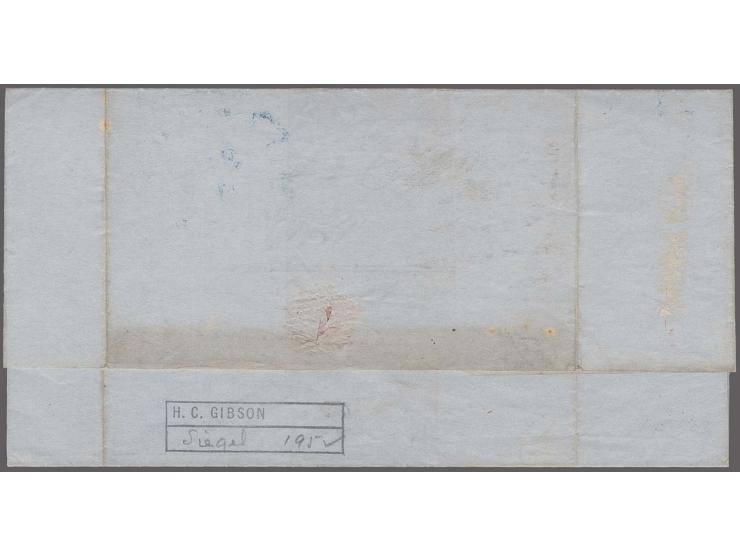G. CARTER'S DESPATCH: 1849, 2c. black, three huge margins, close at left but margin includes small part of adjoining stamp, u