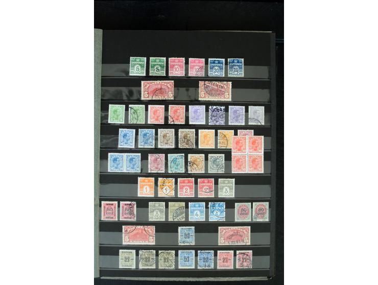 1851/1988, postfrische, ungebrauchte und gestempelte Sammlung mit u.a. Mi.-Nr. 1 (10), 2 repariert, 66 (2), 81 (2), 180-81 (2