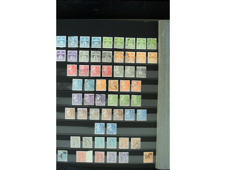1851/1988, postfrische, ungebrauchte und gestempelte Sammlung mit u.a. Mi.-Nr. 1 (10), 2 repariert, 66 (2), 81 (2), 180-81 (2