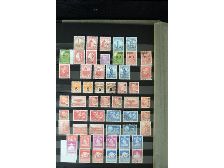 1851/1988, postfrische, ungebrauchte und gestempelte Sammlung mit u.a. Mi.-Nr. 1 (10), 2 repariert, 66 (2), 81 (2), 180-81 (2
