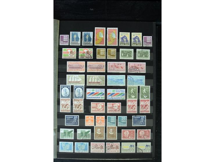 1851/1988, postfrische, ungebrauchte und gestempelte Sammlung mit u.a. Mi.-Nr. 1 (10), 2 repariert, 66 (2), 81 (2), 180-81 (2