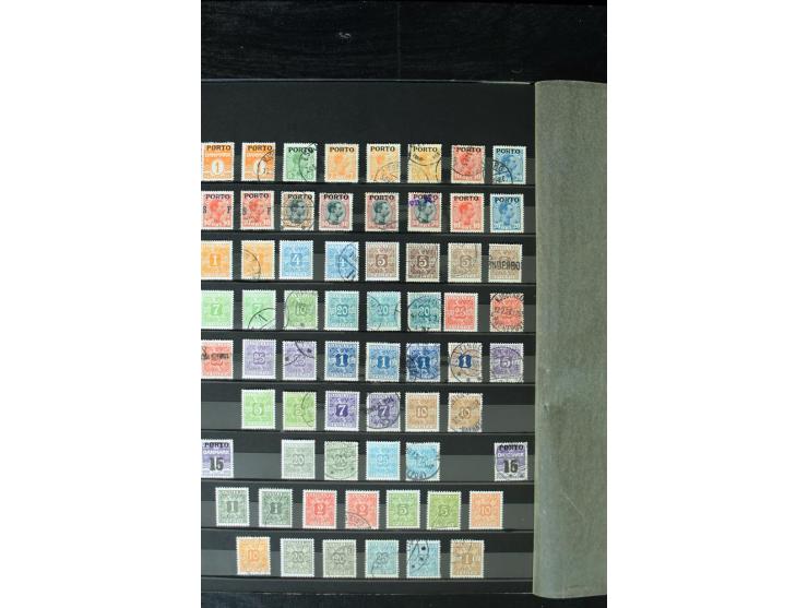 1851/1988, postfrische, ungebrauchte und gestempelte Sammlung mit u.a. Mi.-Nr. 1 (10), 2 repariert, 66 (2), 81 (2), 180-81 (2