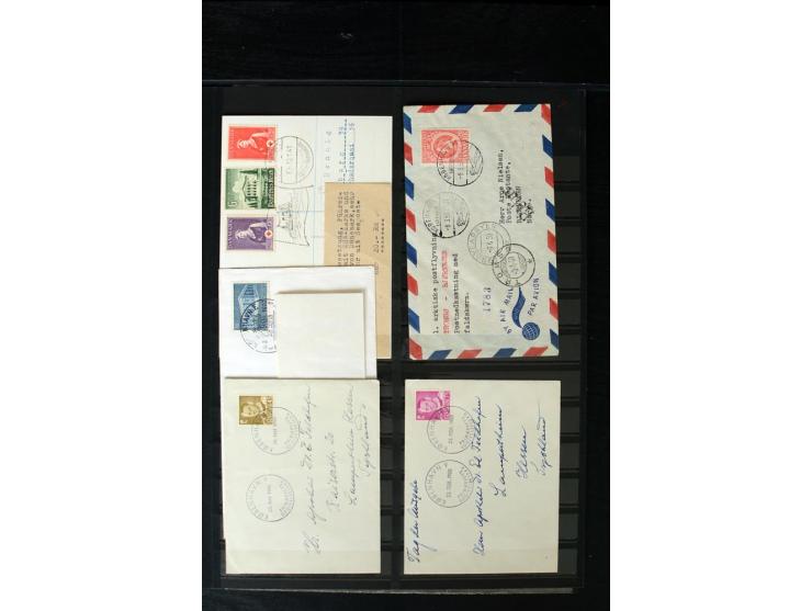 1851/1988, postfrische, ungebrauchte und gestempelte Sammlung mit u.a. Mi.-Nr. 1 (10), 2 repariert, 66 (2), 81 (2), 180-81 (2