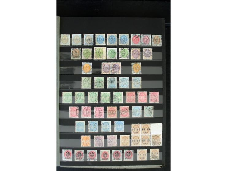 1851/1988, postfrische, ungebrauchte und gestempelte Sammlung mit u.a. Mi.-Nr. 1 (10), 2 repariert, 66 (2), 81 (2), 180-81 (2