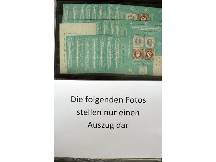 1851/2004, postfrischer, ungebrauchter und gestempelter Bestand mit u.a. Mi.-Nr. 66 (9), 81 (2), 143-45 (2), 180-81 (2) etc.,