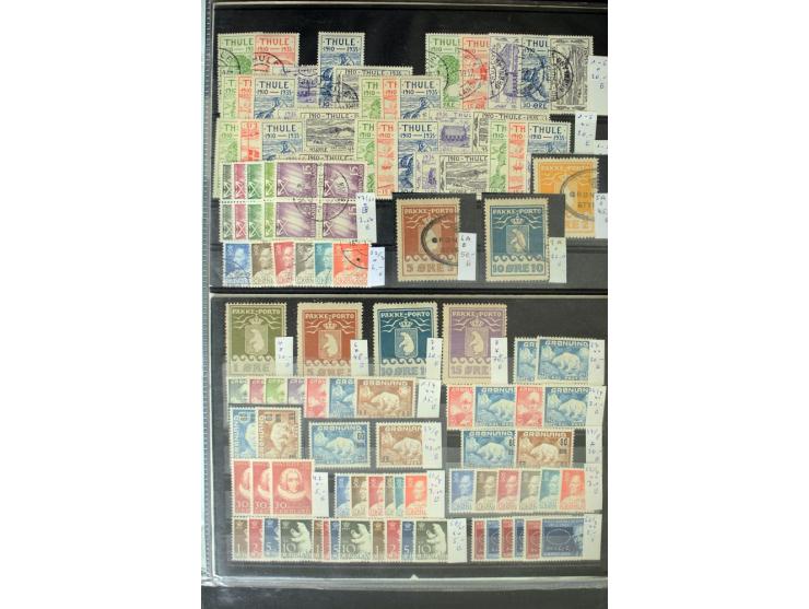 1851/2004, postfrischer, ungebrauchter und gestempelter Bestand mit u.a. Mi.-Nr. 66 (9), 81 (2), 143-45 (2), 180-81 (2) etc.,