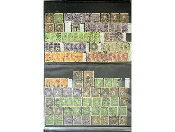 1851/2004, postfrischer, ungebrauchter und gestempelter Bestand mit u.a. Mi.-Nr. 66 (9), 81 (2), 143-45 (2), 180-81 (2) etc.,