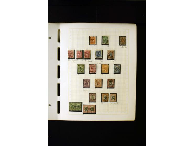 1856/1950, postfrische, ungebrauchte und gestempelte, spezialisierte Sammlung mit u.a. Mi.-Nr. 1I, 2x, 70 Zungenmarken, Mi.-N
