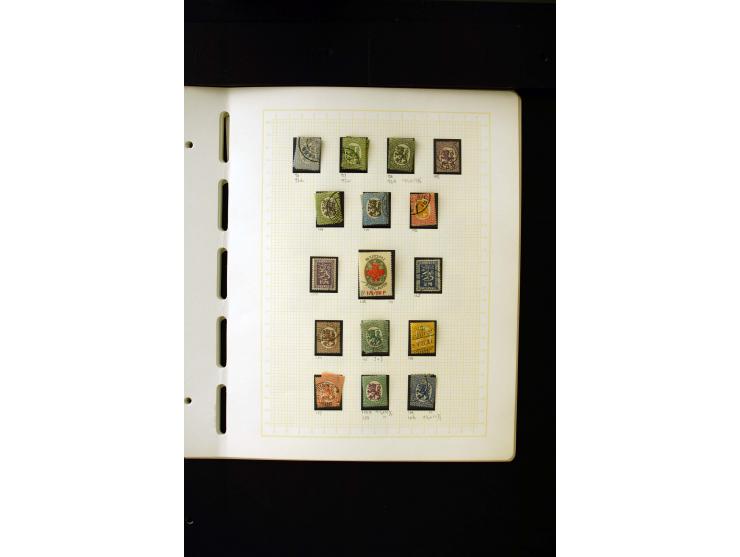1856/1950, postfrische, ungebrauchte und gestempelte, spezialisierte Sammlung mit u.a. Mi.-Nr. 1I, 2x, 70 Zungenmarken, Mi.-N