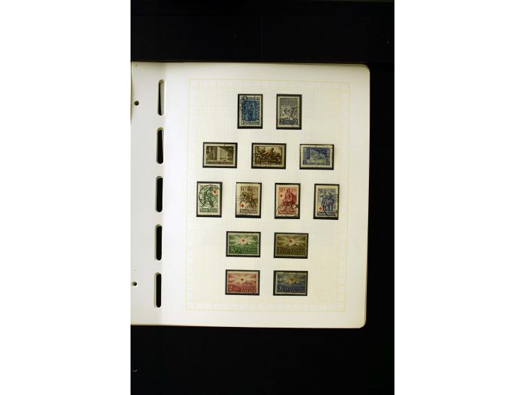 1856/1950, postfrische, ungebrauchte und gestempelte, spezialisierte Sammlung mit u.a. Mi.-Nr. 1I, 2x, 70 Zungenmarken, Mi.-N