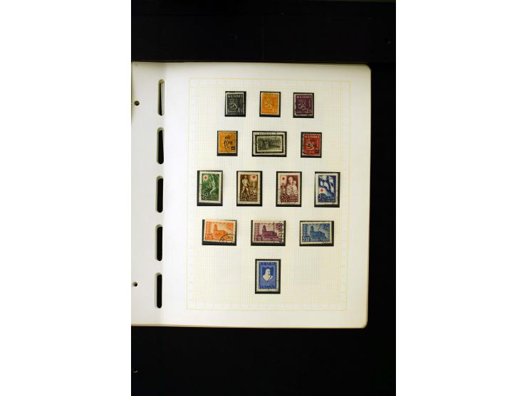 1856/1950, postfrische, ungebrauchte und gestempelte, spezialisierte Sammlung mit u.a. Mi.-Nr. 1I, 2x, 70 Zungenmarken, Mi.-N