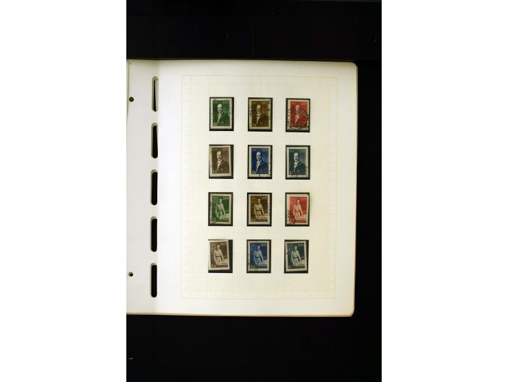 1856/1950, postfrische, ungebrauchte und gestempelte, spezialisierte Sammlung mit u.a. Mi.-Nr. 1I, 2x, 70 Zungenmarken, Mi.-N