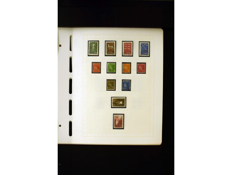 1856/1950, postfrische, ungebrauchte und gestempelte, spezialisierte Sammlung mit u.a. Mi.-Nr. 1I, 2x, 70 Zungenmarken, Mi.-N