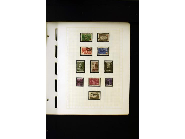 1856/1950, postfrische, ungebrauchte und gestempelte, spezialisierte Sammlung mit u.a. Mi.-Nr. 1I, 2x, 70 Zungenmarken, Mi.-N