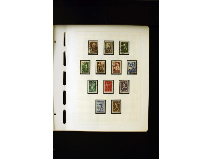 1856/1950, postfrische, ungebrauchte und gestempelte, spezialisierte Sammlung mit u.a. Mi.-Nr. 1I, 2x, 70 Zungenmarken, Mi.-N