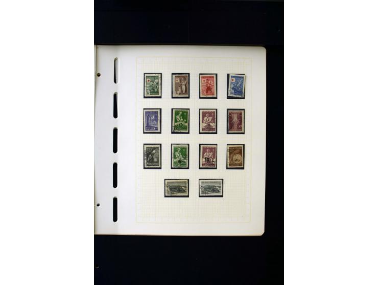 1856/1950, postfrische, ungebrauchte und gestempelte, spezialisierte Sammlung mit u.a. Mi.-Nr. 1I, 2x, 70 Zungenmarken, Mi.-N