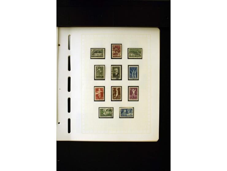 1856/1950, postfrische, ungebrauchte und gestempelte, spezialisierte Sammlung mit u.a. Mi.-Nr. 1I, 2x, 70 Zungenmarken, Mi.-N