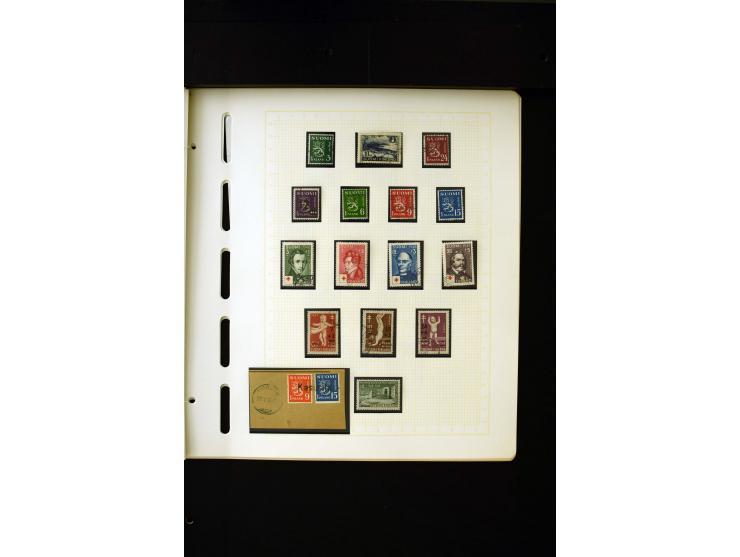 1856/1950, postfrische, ungebrauchte und gestempelte, spezialisierte Sammlung mit u.a. Mi.-Nr. 1I, 2x, 70 Zungenmarken, Mi.-N