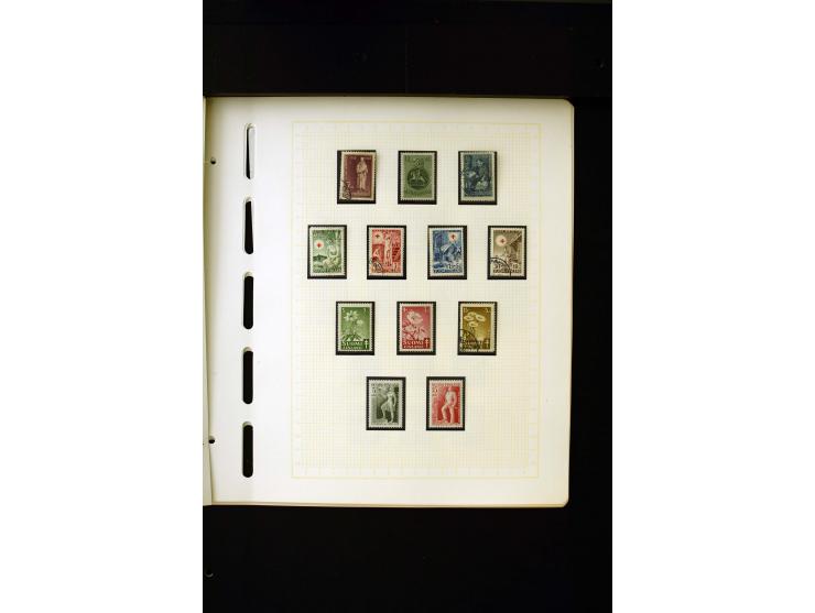 1856/1950, postfrische, ungebrauchte und gestempelte, spezialisierte Sammlung mit u.a. Mi.-Nr. 1I, 2x, 70 Zungenmarken, Mi.-N