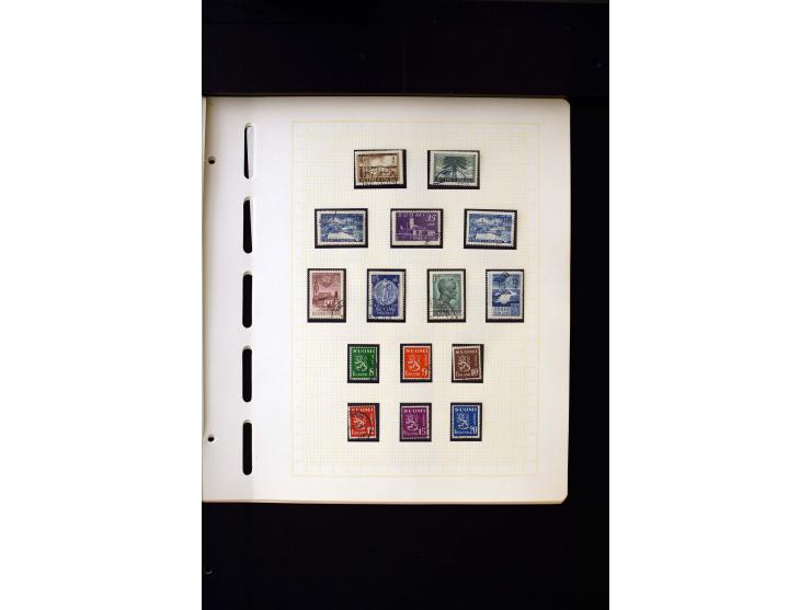 1856/1950, postfrische, ungebrauchte und gestempelte, spezialisierte Sammlung mit u.a. Mi.-Nr. 1I, 2x, 70 Zungenmarken, Mi.-N