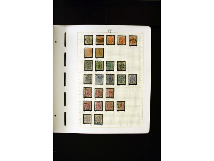1856/1950, postfrische, ungebrauchte und gestempelte, spezialisierte Sammlung mit u.a. Mi.-Nr. 1I, 2x, 70 Zungenmarken, Mi.-N