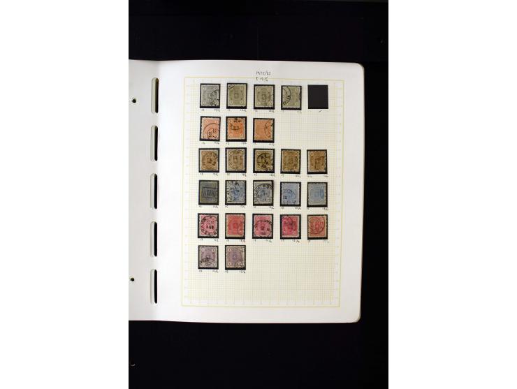 1856/1950, postfrische, ungebrauchte und gestempelte, spezialisierte Sammlung mit u.a. Mi.-Nr. 1I, 2x, 70 Zungenmarken, Mi.-N