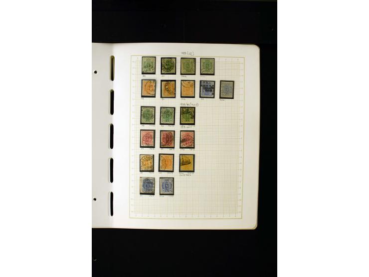 1856/1950, postfrische, ungebrauchte und gestempelte, spezialisierte Sammlung mit u.a. Mi.-Nr. 1I, 2x, 70 Zungenmarken, Mi.-N