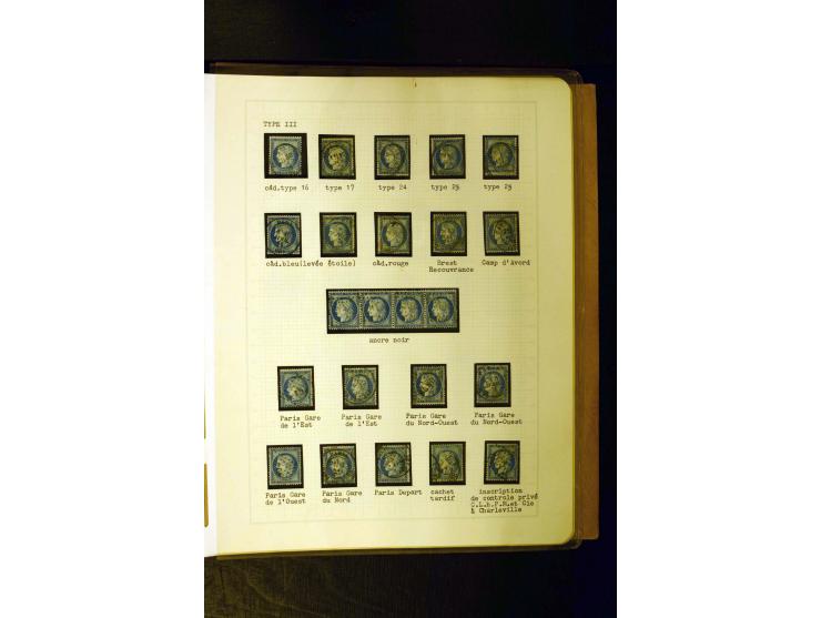 1849/1870, meist gestempelte Spezialsammlung mit einigen hundert Marken, schönen Briefstücken und vielen Briefen, dabei Paare