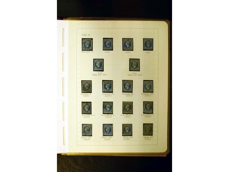 1849/1870, meist gestempelte Spezialsammlung mit einigen hundert Marken, schönen Briefstücken und vielen Briefen, dabei Paare