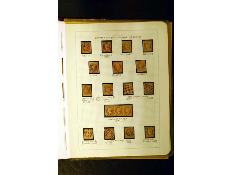 1849/1870, meist gestempelte Spezialsammlung mit einigen hundert Marken, schönen Briefstücken und vielen Briefen, dabei Paare