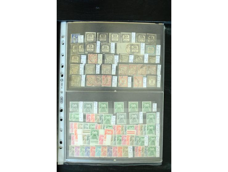 1849/2005, postfrischer, ungebrauchter und gestempelter Bestand mit u.a. Mi.-Nr. 220-21, 239, 248 (H-Blatt), 305-11, 321 (2),